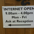 Internet opening times